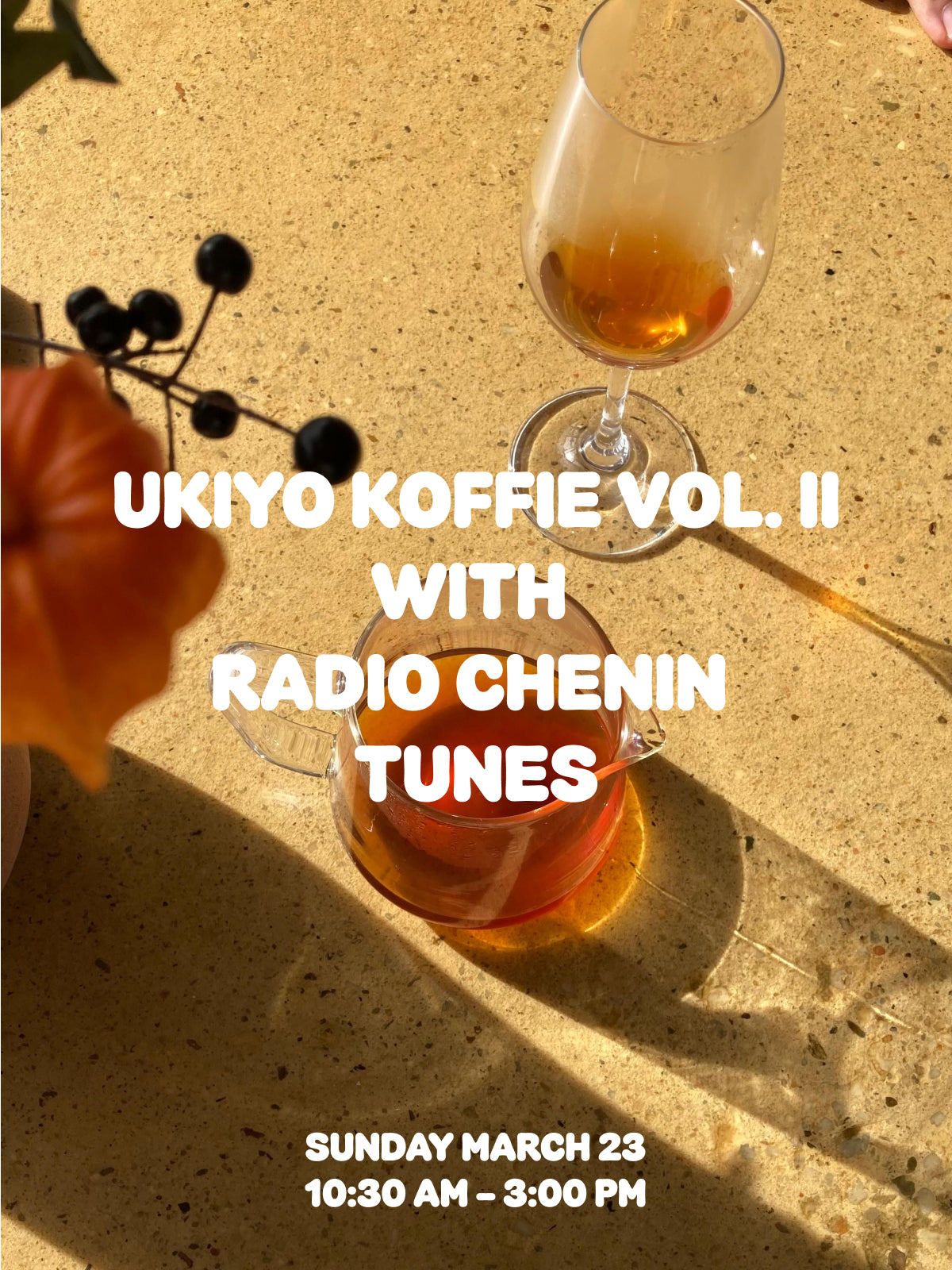 UKIYO KOFFIE x CHENIN CHENIN - VOL. II: A Coffee & Wine Pairing Like No Other